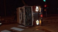 3 Ill. FFs hurt in engine rollover after collision with alleged DUI driver