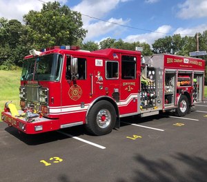 A Ridgefield Park firefighter and police officer are credited with saving the life of a junior firefighter who was critically injured in an explosion Sunday.