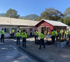 Teenage members of the Marin County Sheriff's Office Search and Rescue Unit received the Pfizer COVID-19 vaccine along with adult members of the squad.