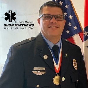 LifeNet Paramedic Shon Matthews, 48, passed away on Monday after contracting COVID-19, a social post from the company reported.