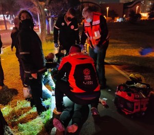 A medic from Israel is coming to South Florida to give a demonstration on emergency first-aid and discuss the recent crisis in the Middle East.