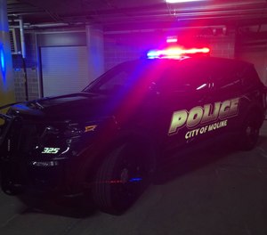 Moline police say a fight between 20-30 adults and children that escalated from an earlier dispute at a playground sent four people to the hospital on Tuesday.