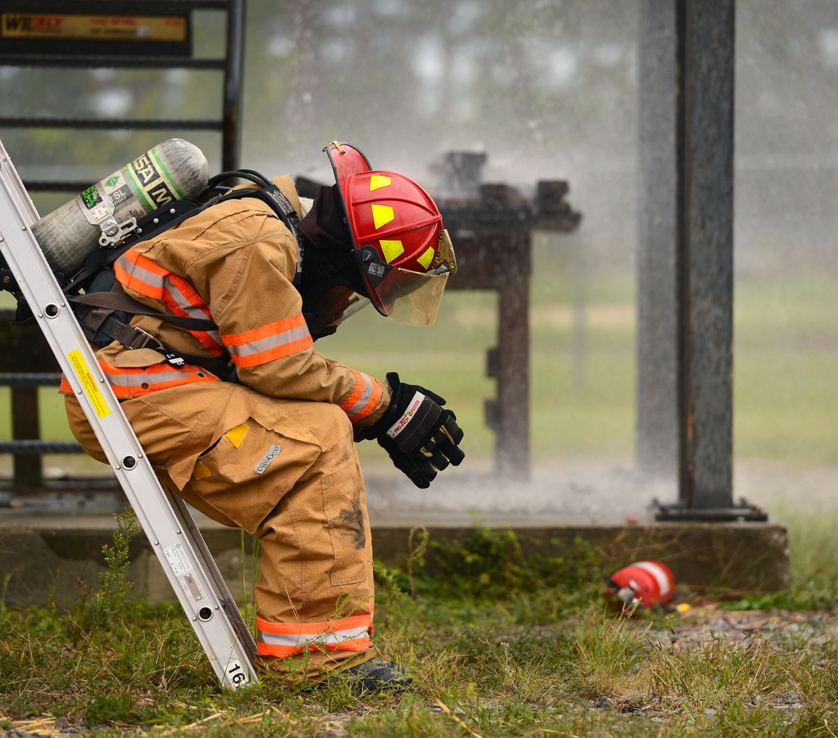 Evaluating firefighters for risk of developing PTSD