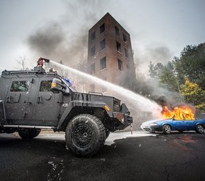 Because many responders could not go through high floodwaters during Hurricane Harvey and Irma, departments relied on lifesaving equipment like off-road vehicles.