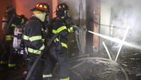 Ind. FF seriously injured battling intentionally set fire at vacant motel