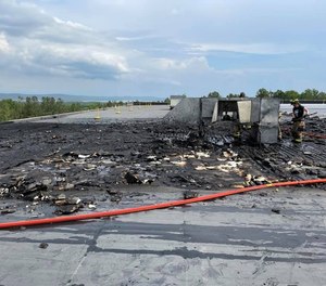 Senior Deputy State Fire Marshal Oliver Alkire said that firefighters reported