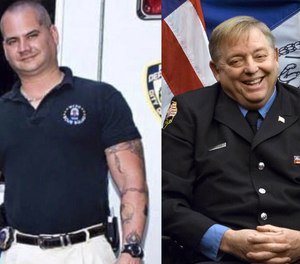 NYPD Detective Luis Alvarez, a leader in the fight for the Sept. 11 Victims Compensation Fund, died on June 29, 2019. (Photo/ New York Police Department via AP) Firefighter Ray Pfeifer spent months at the World Trade Center site digging through debris and then fought for health care for first responders. (Photo/AP Photo/Craig Ruttle)