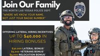 Nev. PD offers up to $40K bonus for lateral recruits