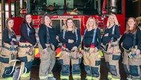 Photos: 7 firefighters' wives in NC department expecting