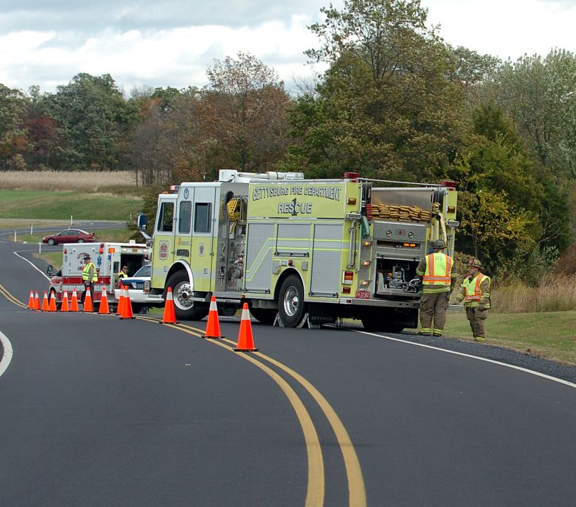 Roadway Safety: How To Position An Apparatus To Keep Firefighters