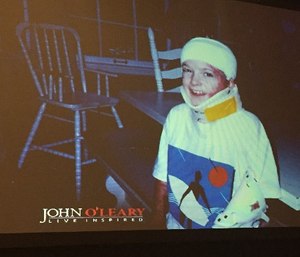 John O'Leary is a survivor of a gasoline explosion that burned 100 percent of his body and nearly killed him as a child.