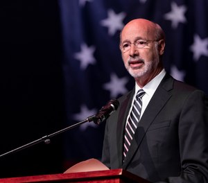 Pennsylvania Gov. Tom Wolf announced $50 million in COVID-19 grants for fire and EMS agencies on Thursday.