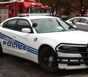 A photo of a Detroit Police Department vehicle on May 3, 2018.