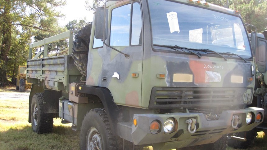 The Lorenzo Volunteer Fire Department received this excess military Stewart Stevenson truck through the Department of Defense Firefighter Property Program.