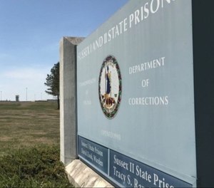 The sign outside Sussex I & II State Prison.