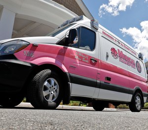 Medical Transport LLC has four pink ambulances to spread awareness about breast cancer throughout the community.