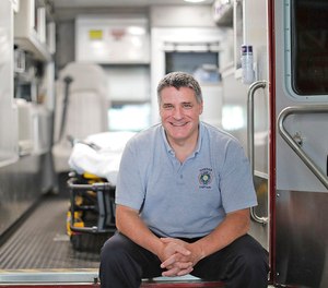 Hanover Fire Captain Fred Freeman, who led the town's aggressive COVID testing program last year.