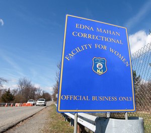 A coalition of activists, religious leaders and former inmates gathered outside the Edna Mahan Correctional Facility for Women in Clinton to protest abuse behind bars on March 27, 2021.