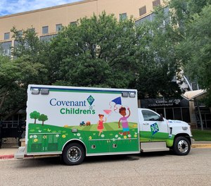 Covenant Children's unveiled its new children's ambulance Wednesday.