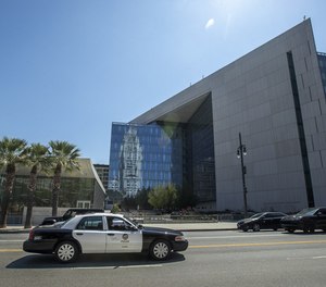 LAPD Headquarters on 1st St. in downtown Los Angeles.