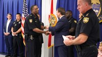 Gov. DeSantis hands out checks to first responders as part of 'Florida's Heroes' initiative
