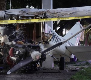 Two women were seriously injured and had to be extricated when their small plane crashed in Miramar, Fla.