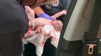 Ohio FF-medics get visit from baby they delivered along side of road
