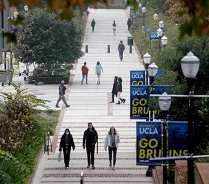 The campus of the University of California Los Angeles (UCLA) on Friday, Jan. 7, 2022 in Los Angeles.