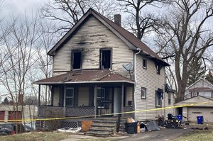 Investigators determined that the fire started on the second floor of the home, Cleveland fire Lt. Mike Norman said.