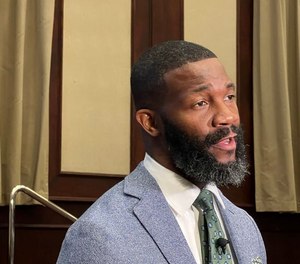 Birmingham Mayor Randall Woodfin in January 2022.