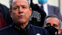 LAPD police chief going to baseball spring training in Ariz. to recruit officers