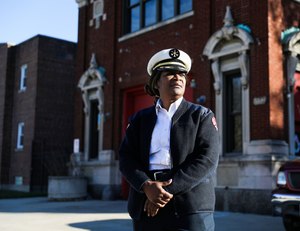 Carmelita Wiley-Earls served as a deputy district chief, a fire marshal and the commander of the fire academy before her retirement last November.