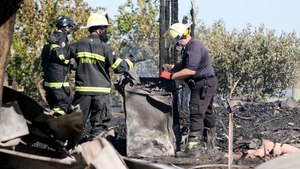 Members of Pasco County Fire Rescue, seen here investigating a fire in Hudson in 2020, want the county to drop its legal challenge of the state law that protects the interest of firefighters who contract cancer while on the job.