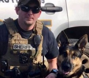Bibb County Deputy Brad Johnson was shot and mortally wounded during a police pursuit in Alabama on June 29, 2022. He died the next day.
