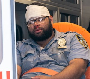 EMS rushed the agent to Maimonides Medical Center, where he is expected to recover.