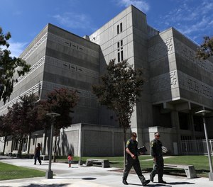Orange County Jail in Santa Ana, Calif., on Aug. 29, 2018. Several high-ranking employees of the contractor that oversees the Orange County Jail phone system appeared in court this week to provide additional information about what was characterized as a