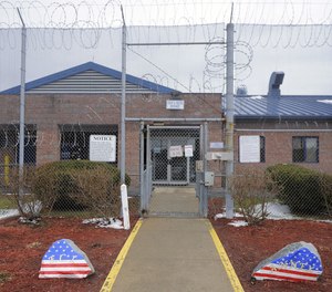 This is the staff and visitor entrance to the Eastern Correctional Institution (ECI) Annex. A group of prisoners at the prison assaulted and injured five correctional officers last week. (Photo Kim Hairston/The Baltimore Sun)