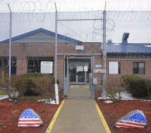 This is the staff and visitor entrance to the Eastern Correctional Institution (ECI) Annex. A group of prisoners at the prison assaulted and injured five correctional officers last week. (Photo Kim Hairston/The Baltimore Sun)
