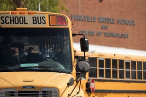 Parkville Middle School Principal Micah Wiggins wrote in a letter to parents that paramedics arrived at the school Wednesday to treat and transport the sick students.