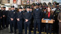Photos: FDNY firefighters honored for rope rescue during blaze at midtown high-rise