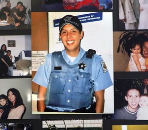 Family photos including officer Jose