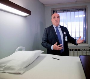 Patrick Cawley, CEO of the Medical University of South Carolina, talks about a new wing for inmates at the Chester Medical Center.