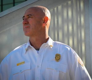 Covington was in Washington, D.C., with firefighting colleague Joe Disciacca, to receive special recognition from Rep. Sam Graves for their actions during the Mendon train crash.