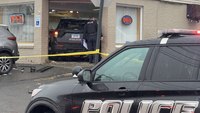 Man steals Conn. PD cruiser, flees the scene, crashes into diner