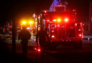 San Jose Fire Department crew members responded to a fire on May 19, 2020.