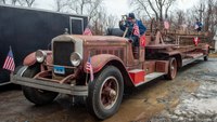Conn. firefighters who brought historic fire truck back to town raise funds to further restore it