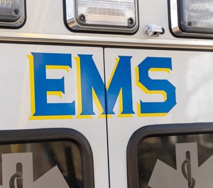 A Guard Well Medical Transportation vehicle on an Oct. 22 non-emergency transport assignment in Clark struck a telephone pole, throwing the patient inside across the ambulance and causing serious injury, according to the state Department of Health.