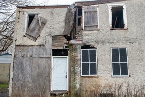 753 Walnut Street, a home where Dr. Martin Luther King Jr. once lived in the Bergen Square neighborhood in Camden, Thursday, Jan. 12, 2023.