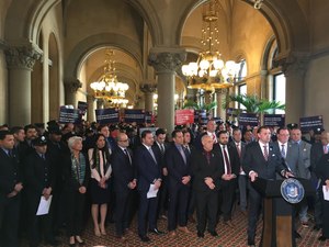 “We’re not asking for a new benefit, we’re asking you to fix a mistake,” said Andrew Ansbro, president of the FDNY Uniformed Firefighters Association.