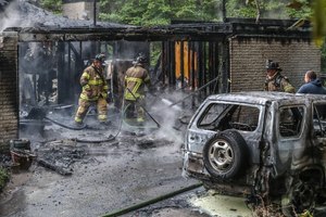 The Tucker home that burned early Thursday is a total loss.